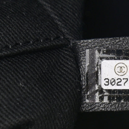 Chanel Mixed Fibers Calfskin Small Deauville Tote Black 7 of 9