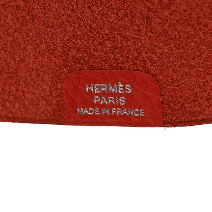 Hermes Togo Ulysse Mini Notebook Cover Rouge Tomate 6 of 8