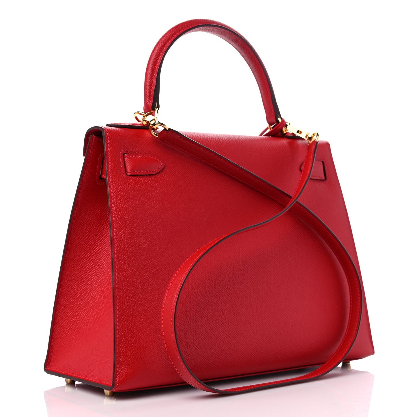 Epsom Kelly Sellier 28 Rouge Casaque