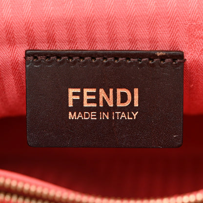 Fendi Vitello Elite Flamingo Petite 2Jours Tote Rosa Exstasy 6 of 11