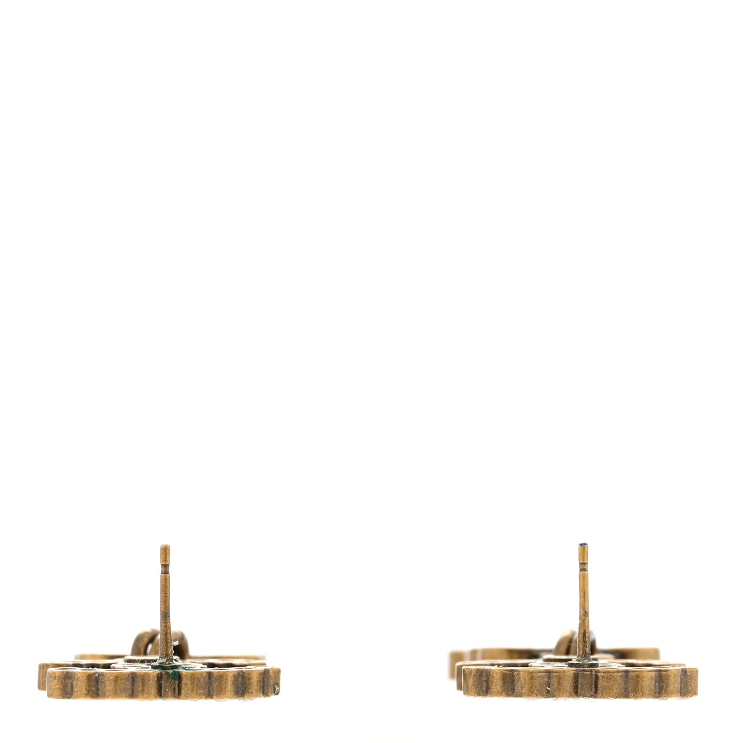 Metal Crystal City of Lights No 5 Drop Earrings Gold