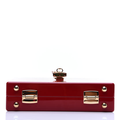 Dolce & Gabbana Acrylic Graffiti Printed Box Crossbody Bag Red 9 of 15