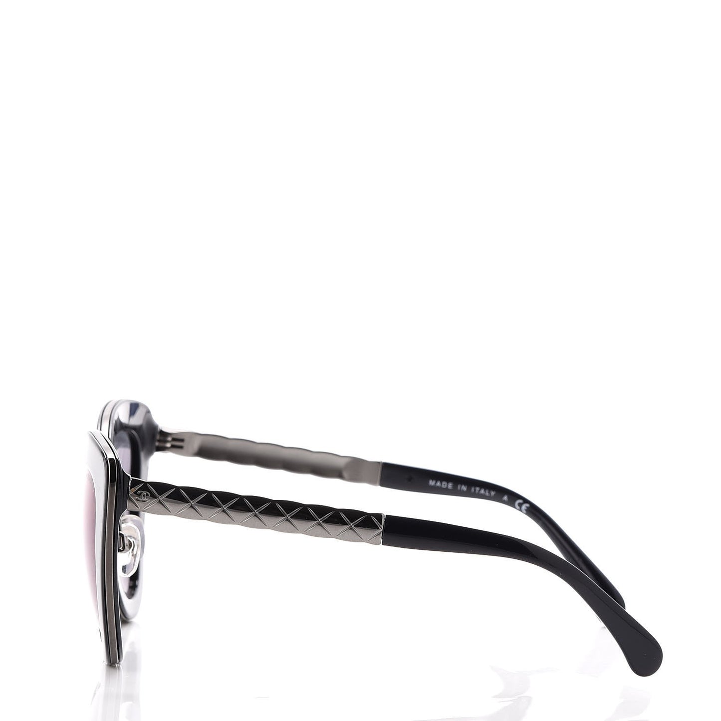 Cat Eye Quilted Sunglasses 5368 Blue