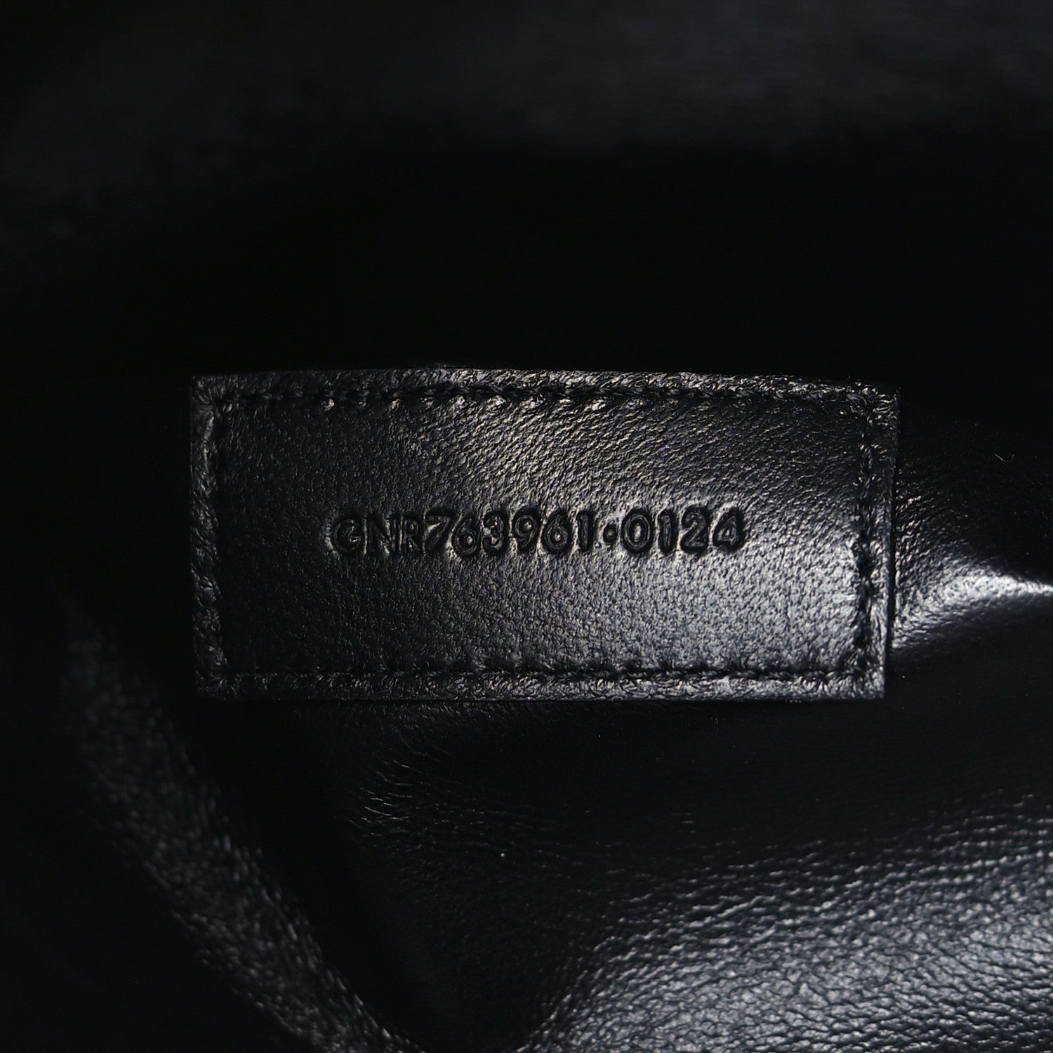 Saint Laurent Lambskin Gabby Mini Bucket Bag Black 7 of 9