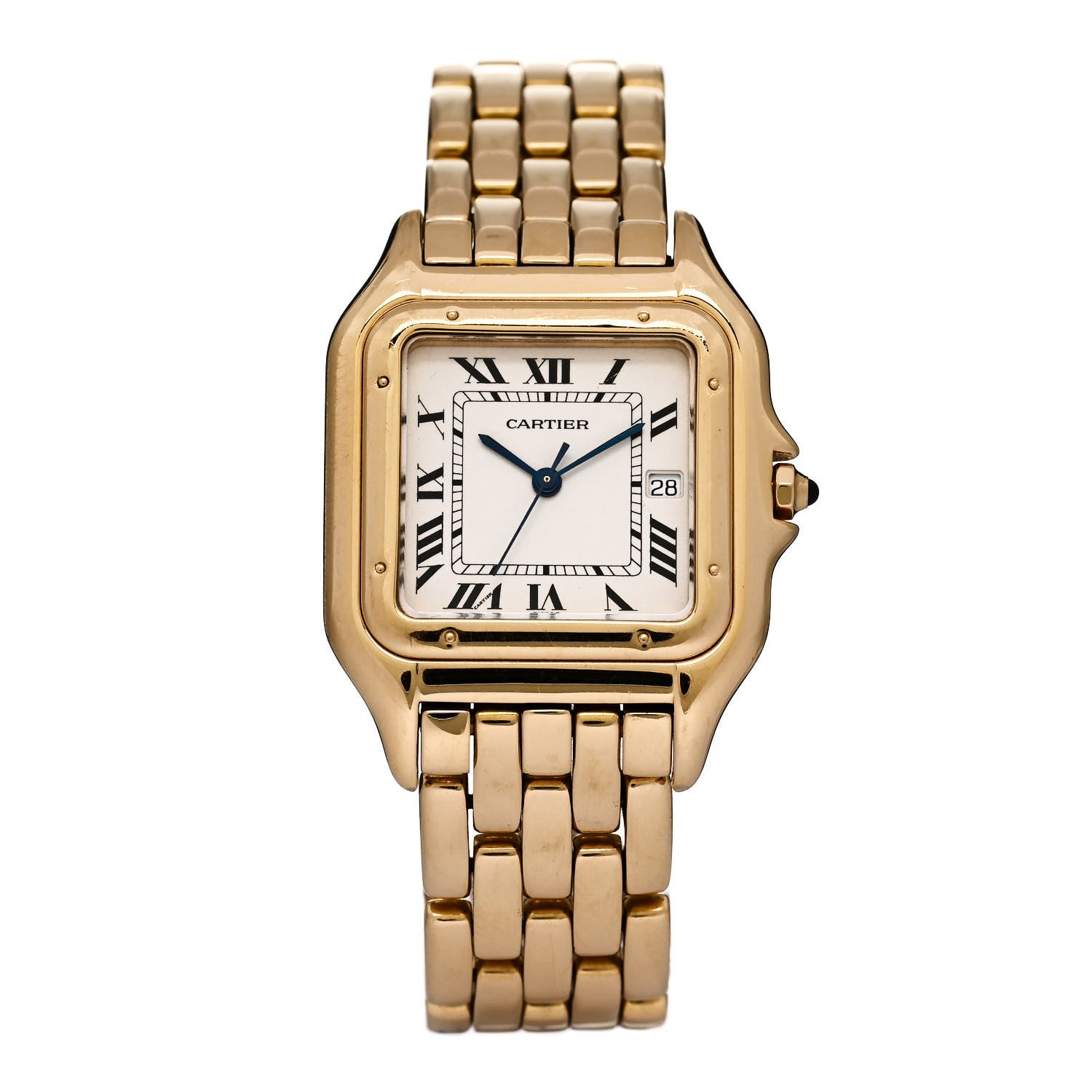 Cartier 18K Yellow Gold 29mm Panthere Quartz Watch 1 of 4
