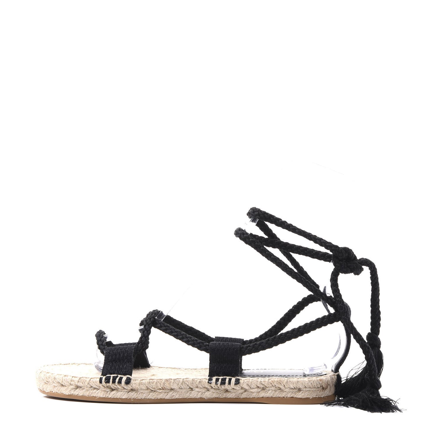 Embroidered Cotton Diorexpress Sandal 38 Black