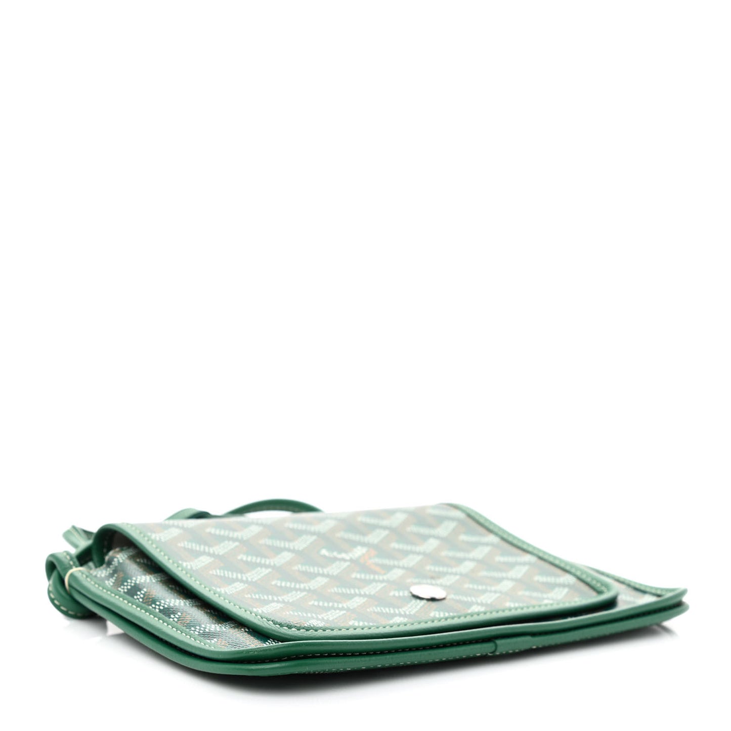Goyardine Plumet Wallet Clutch Green
