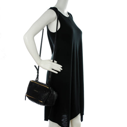 Givenchy Tumbled Sheepskin Mini Pandora Bag Black 2 of 18