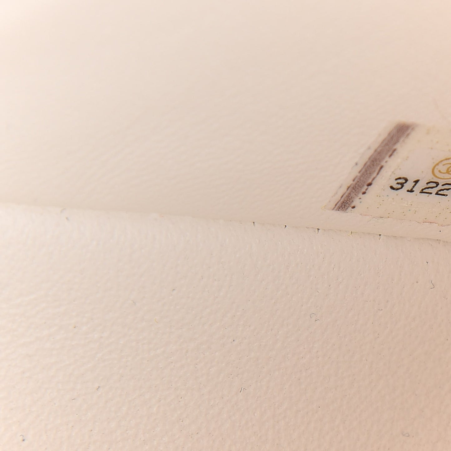 Lambskin Quilted Mini Rectangular Flap White
