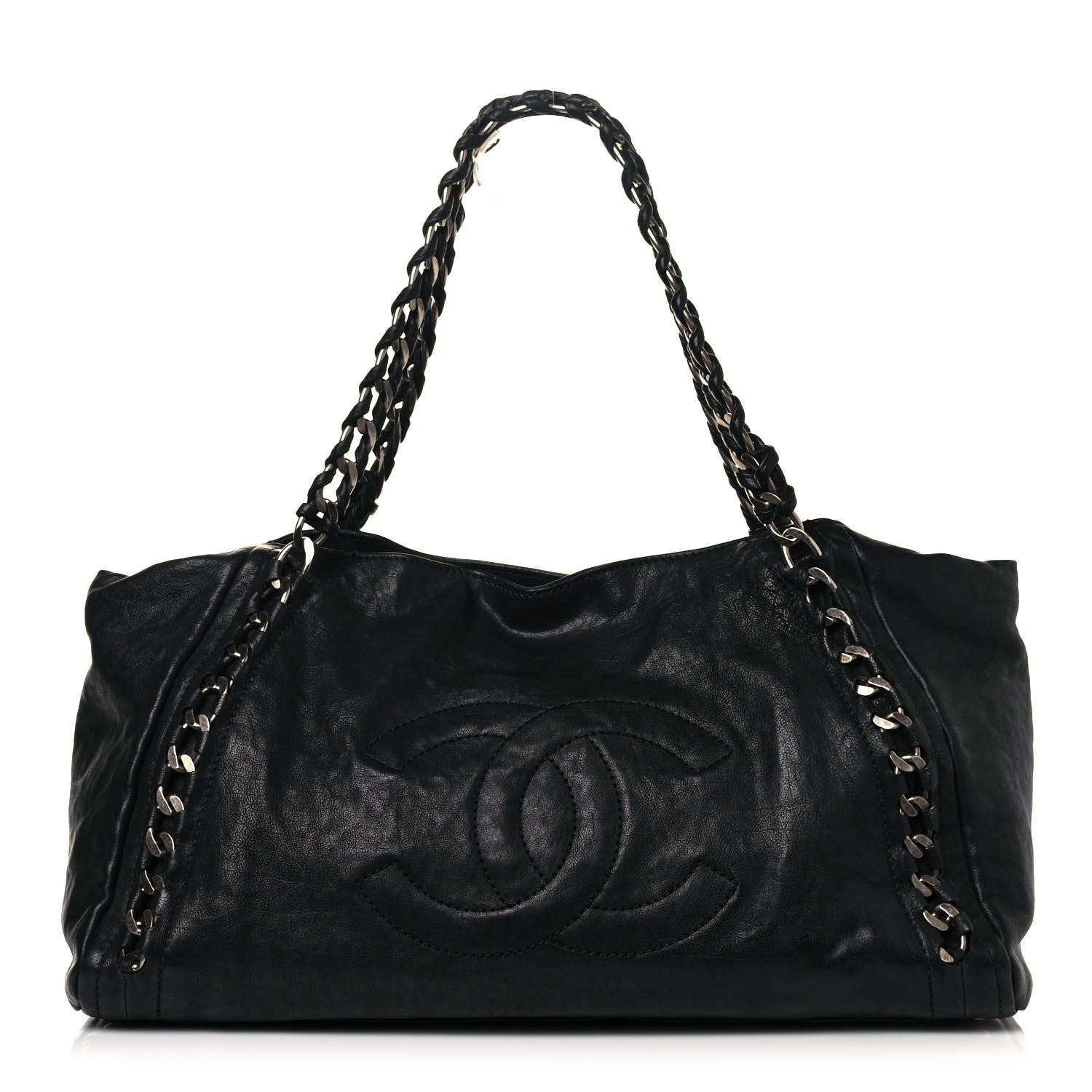 Chanel Calfskin East West Modern Chain Tote Black 1 of 26