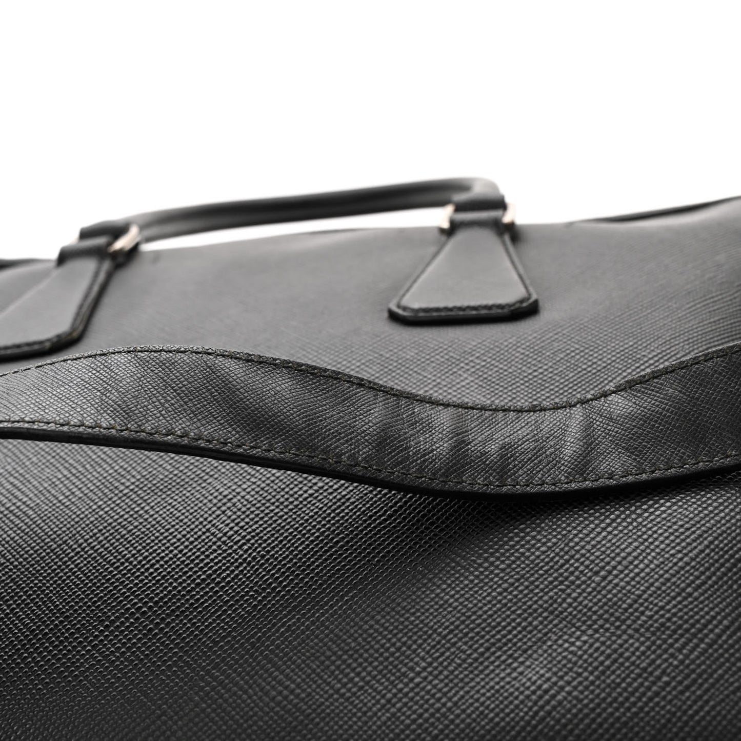 Saffiano Travel Briefcase Black Multicolor