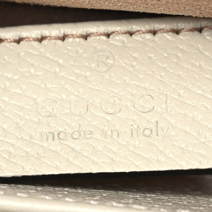 Gucci GG Supreme Monogram Flora Web Small Ophidia Chain Shoulder Bag White 7 of 11