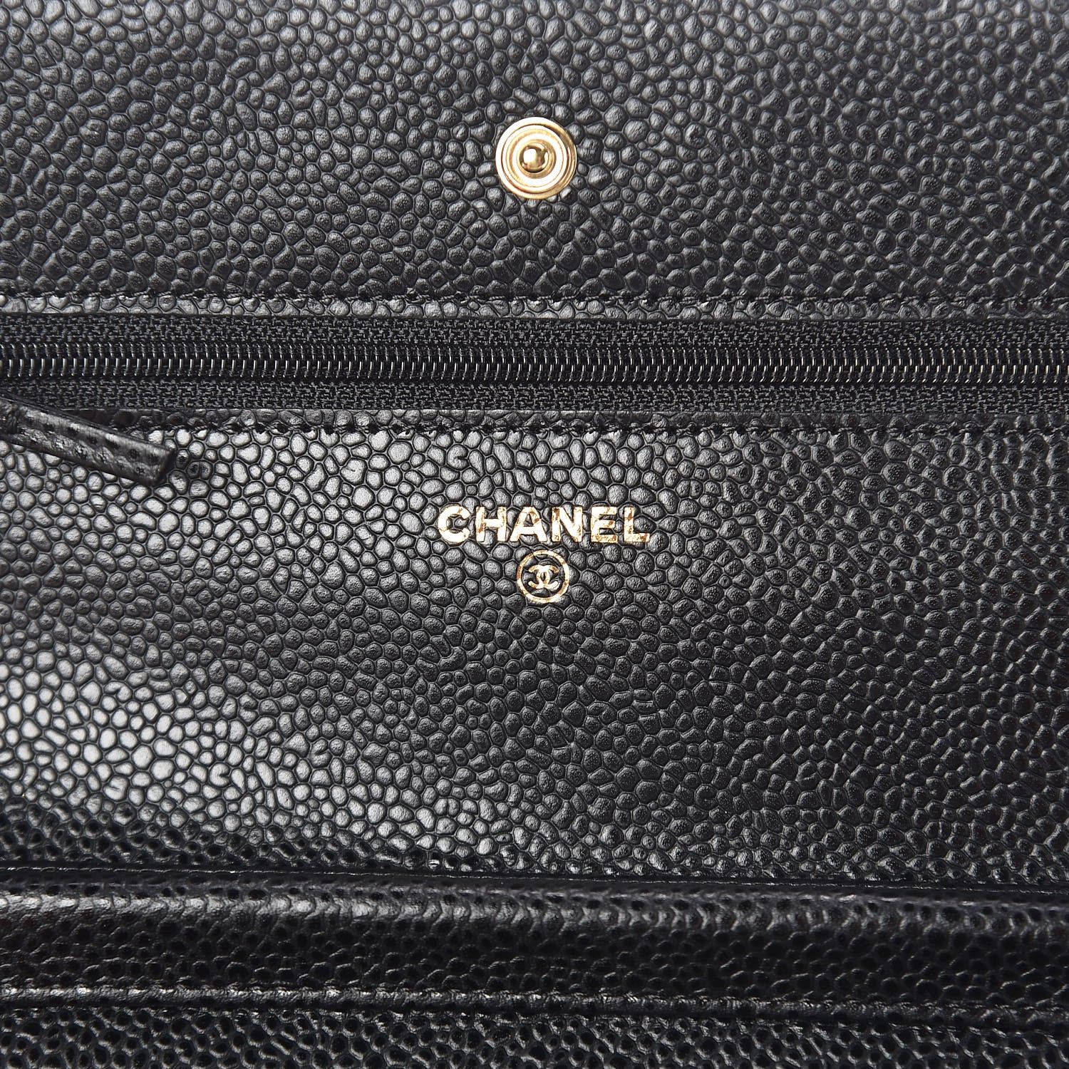 Chanel Caviar Quilted Wallet On Chain WOC Black 6 of 10