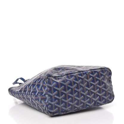 Goyard Saint Louis Junior Jr PM Tote Blue 5 of 26