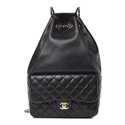 Chanel Lambskin Quilted Large In Seoul Backpack Navy 1 of 11