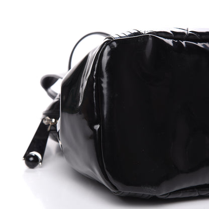 Chanel Vinyl Quilted CC Large Tote Black 8 of 13