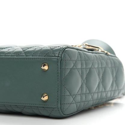 Christian Dior Lambskin Cannage Small My ABCDior Lady Dior Green 8 of 8