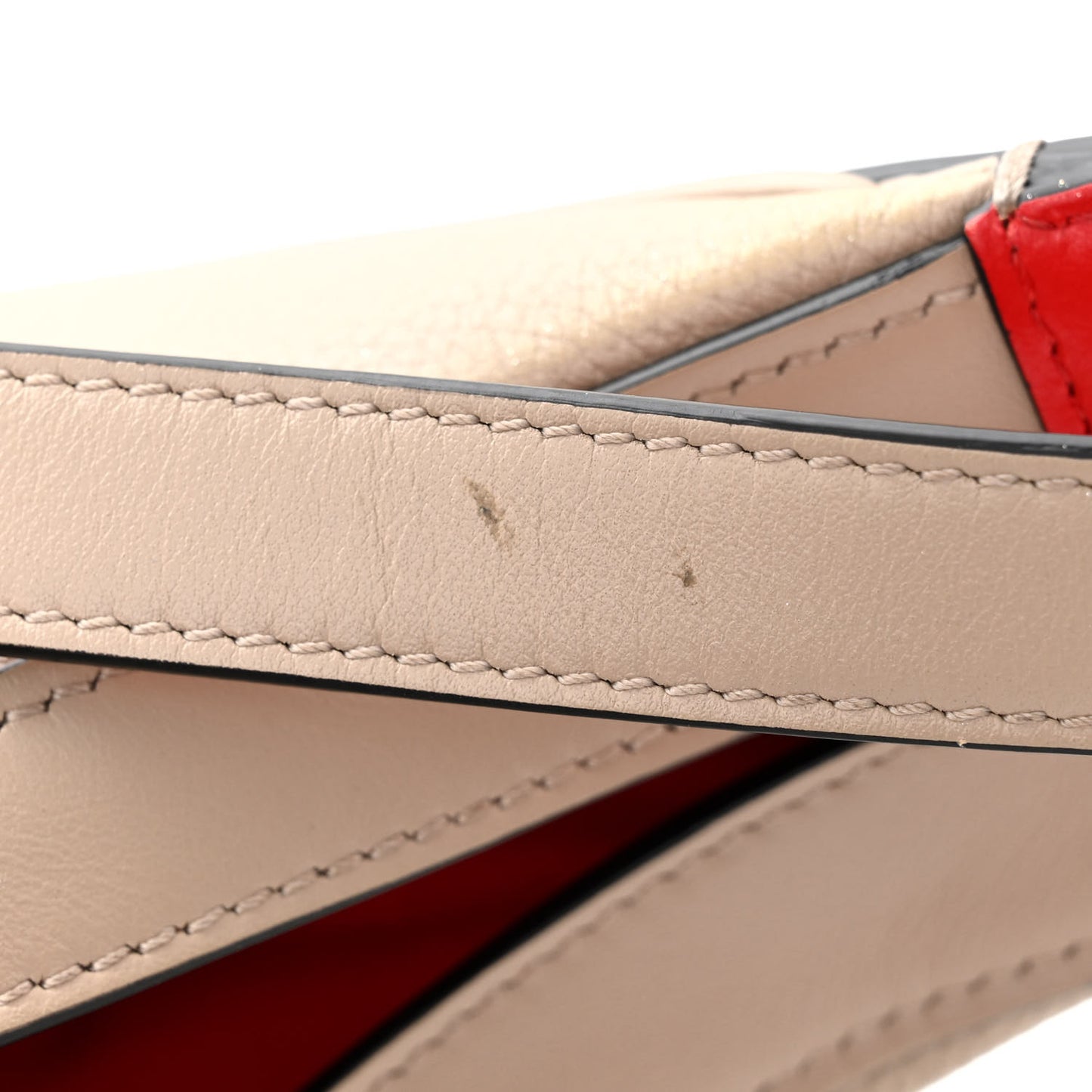 Grained Calfskin Carasky Shoulder Bag Feve