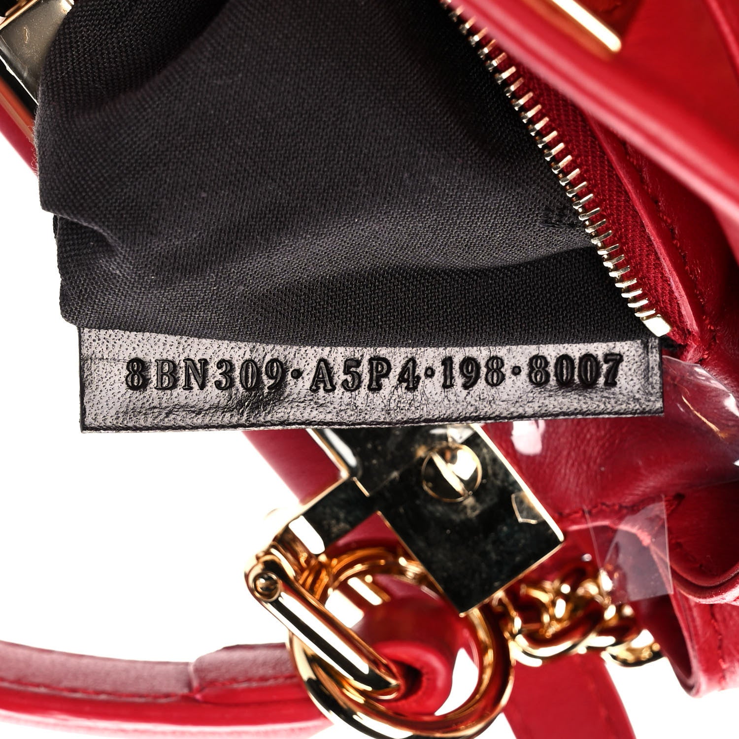 Fendi Nappa Crystal Stars Studded XS Peekaboo Iconic Satchel Fragola 7 of 13