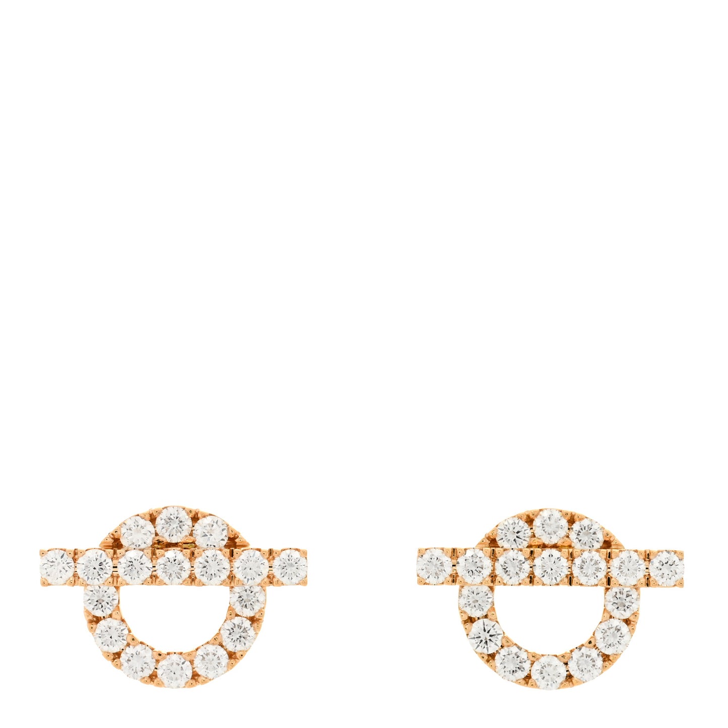 18K Rose Gold Diamond Finesse Earrings