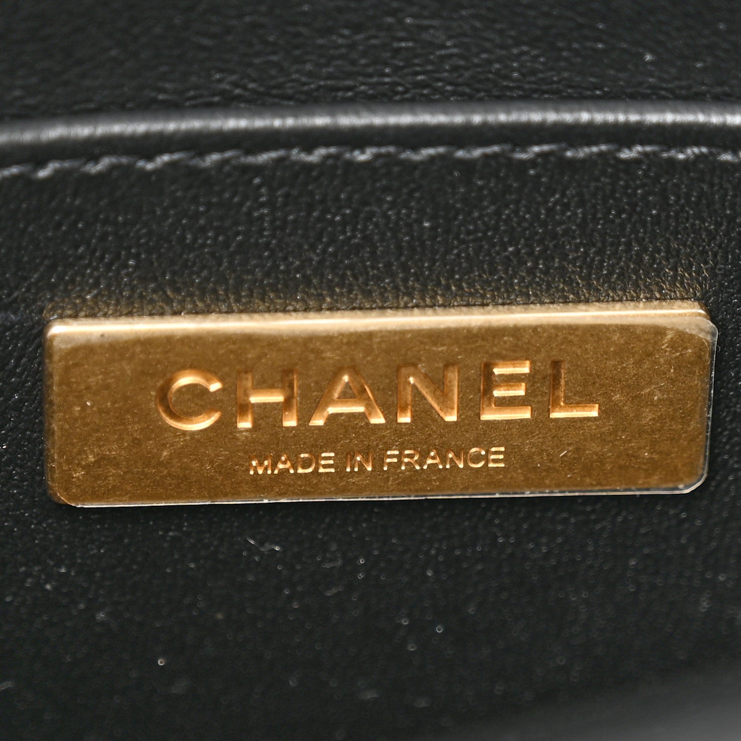 Chanel Lambskin Quilted Small Flap Top Handle Bag Black 6 of 10