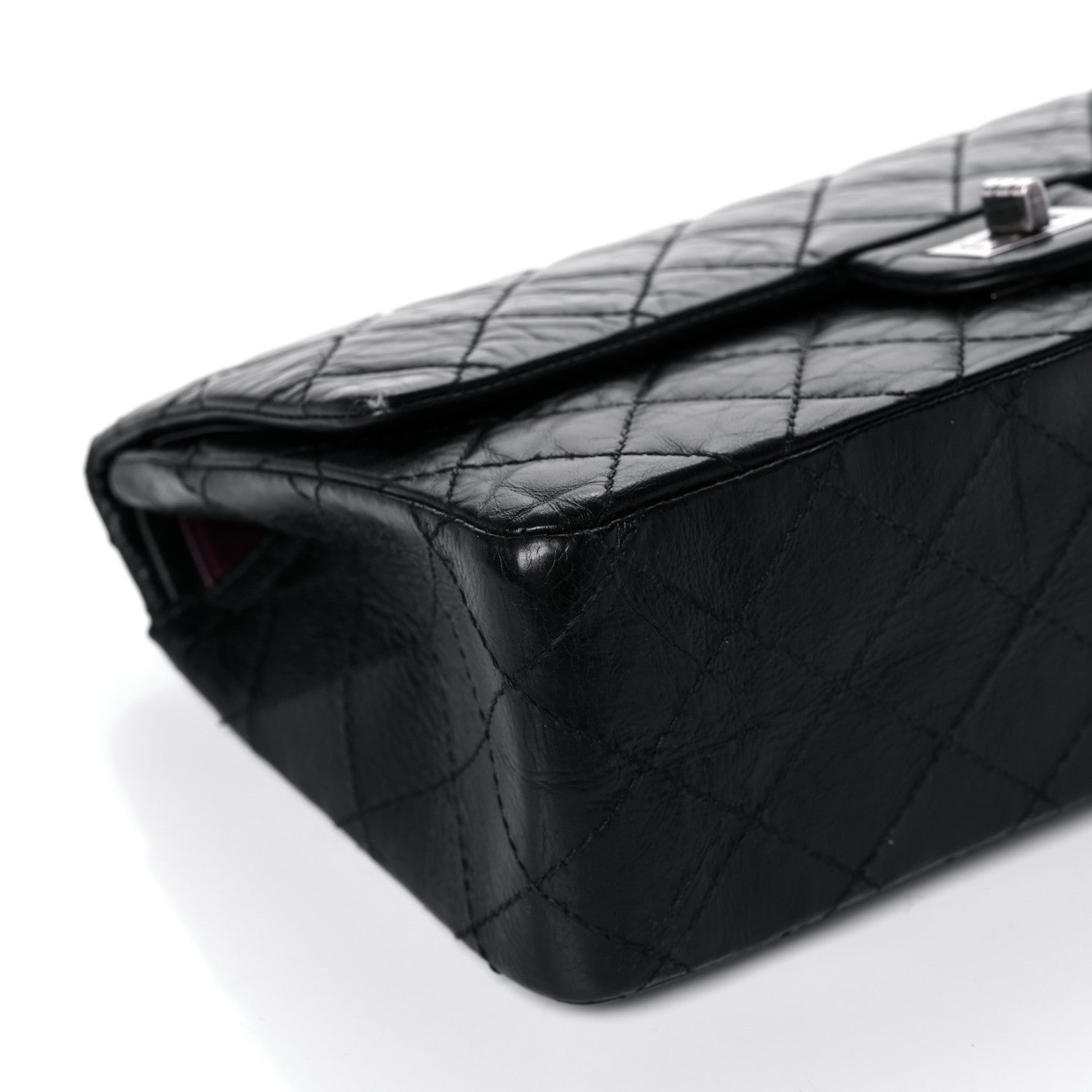 Chanel Aged Calfskin Quilted 2.55 Reissue 226 Flap Black 9 of 13