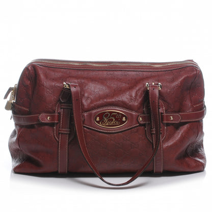 Gucci Guccissima 85th Anniversary Large Boston Rusty Red 1 of 7