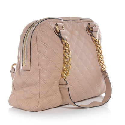Marc Jacobs Leather Quilted Karlie Satchel Petal 3 of 8