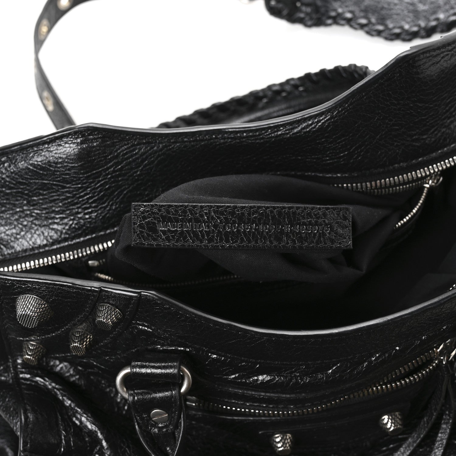Balenciaga Agneau Arena Neo Cagole City Handbag Black 7 of 11