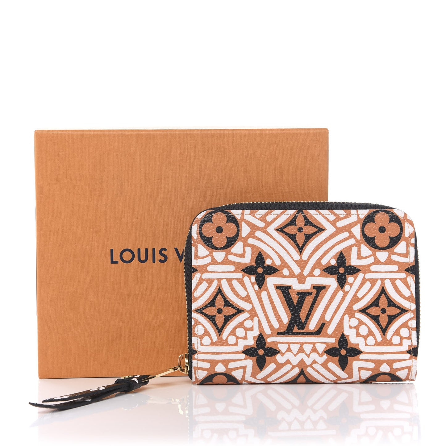 Monogram Giant Crafty Zippy Coin Purse Creme Caramel