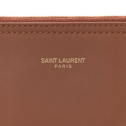 Saint Laurent Calfskin Medium Suzanne Hobo Brick 7 of 12