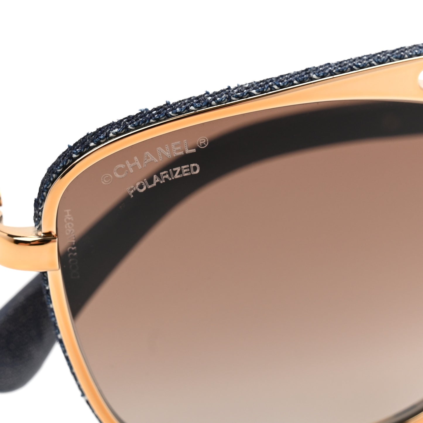 Metal Denim Pilot Sunglasses 4290-Q Brown