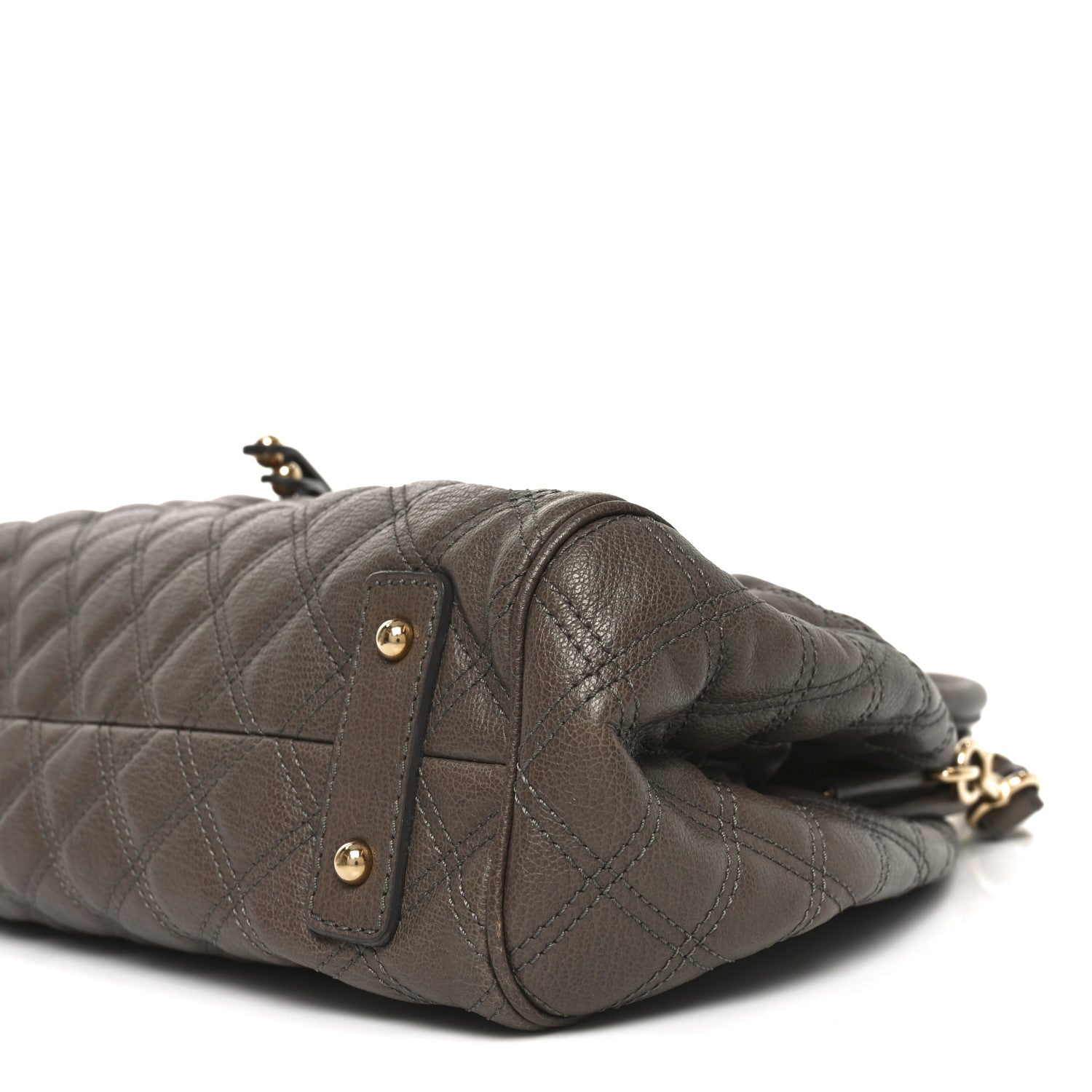 Marc Jacobs Calfskin Quilted Stam Brown 16 of 17