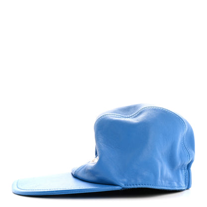 Gucci X ADIDAS Lambskin Trefoil Stefanos Baseball Hat S Blue 4 of 10