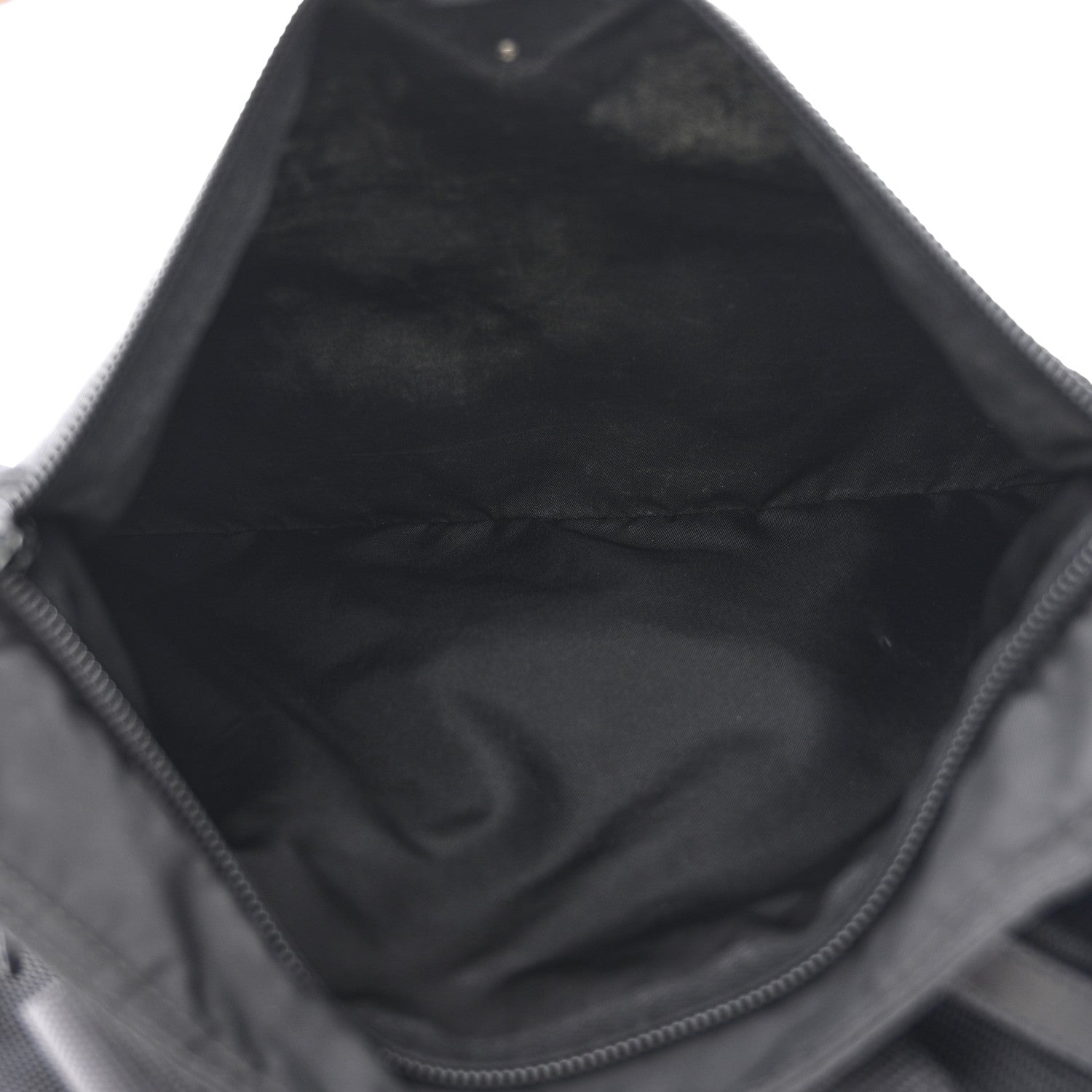 Prada Nylon Vela Flat Messenger Bag Black 5 of 11