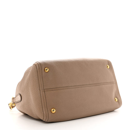 Prada Vitello Daino Satchel Cammeo 4 of 11