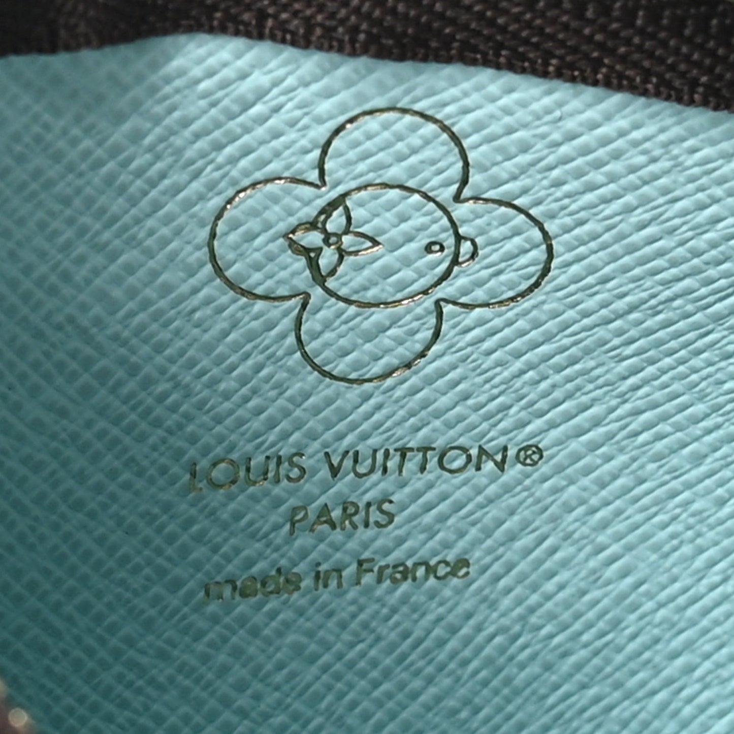Monogram 2025 Christmas Animation Key Pouch Azur Frost