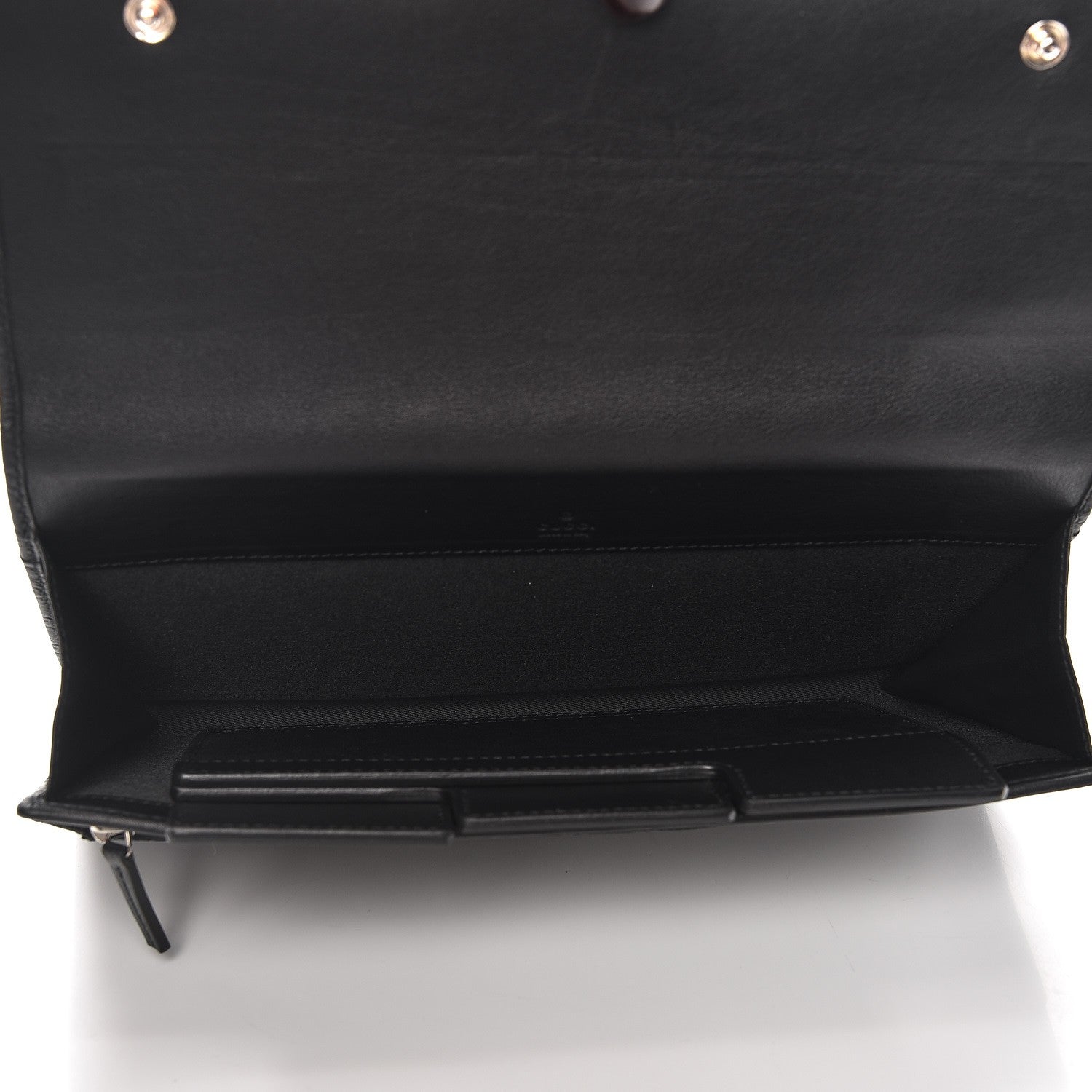 Gucci Microguccissima Travel Organizer Flap Wallet Black 5 of 8