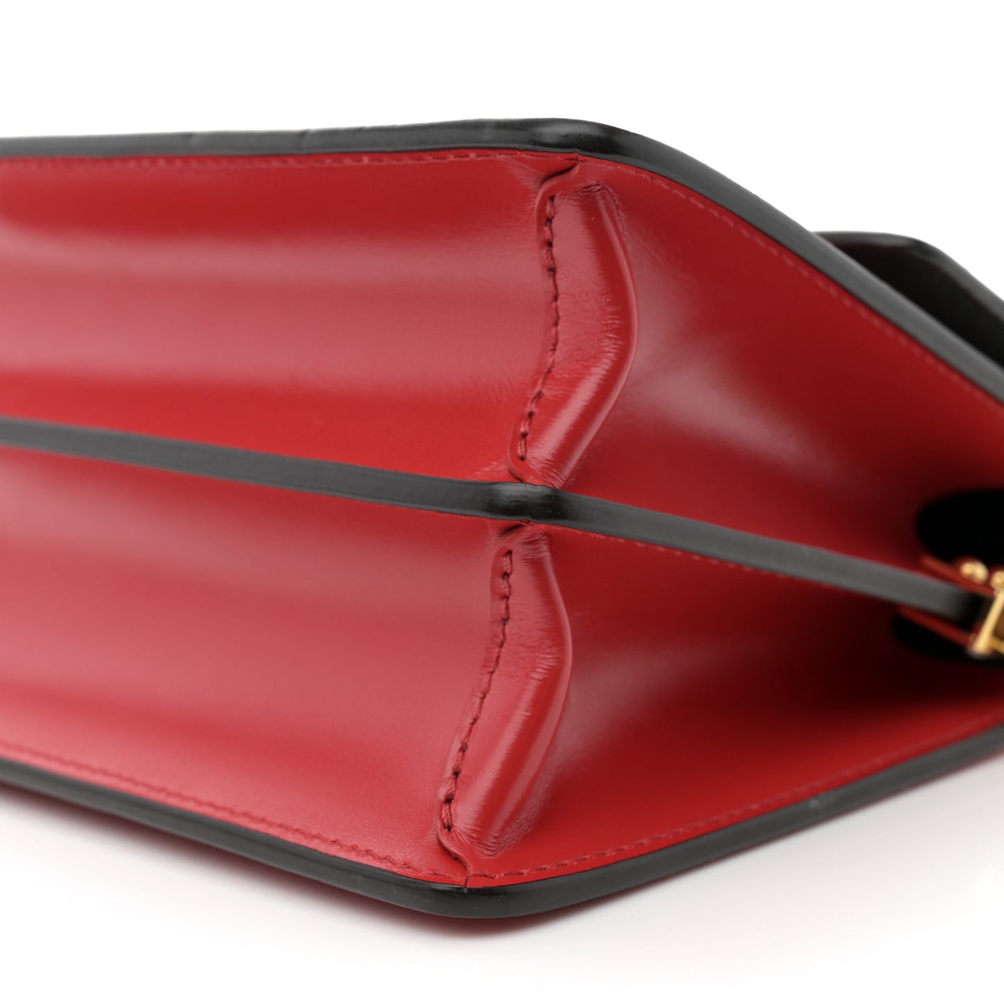 Vernis Monogram Dauphine Mini Red