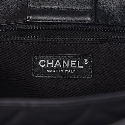 Chanel Caviar Quilted Large CC Bucket Bag Black 8 of 10