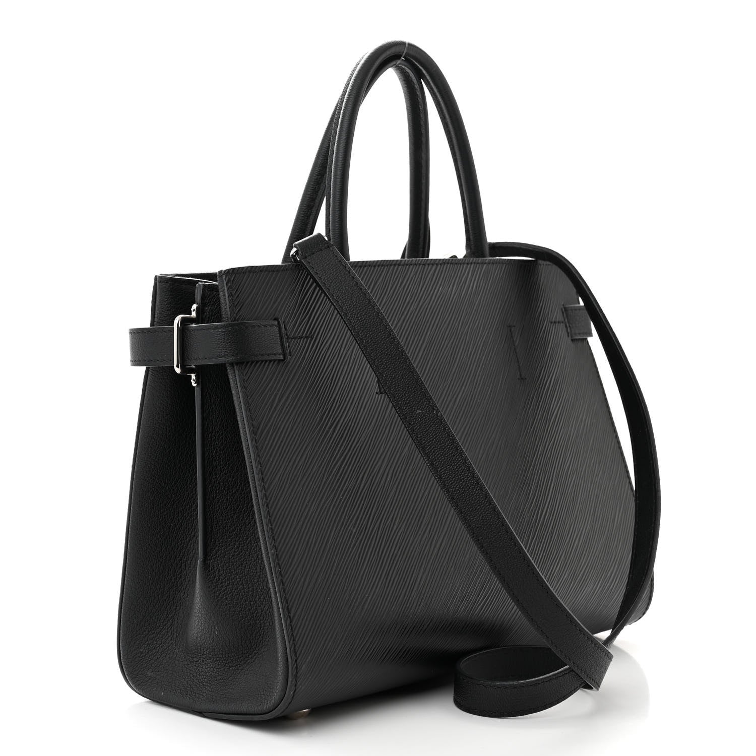 Louis Vuitton Epi Twist Tote Black 3 of 10