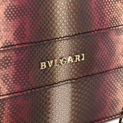 Bulgari Karung Serpenti Forever Crossbody Burgundy 9 of 12