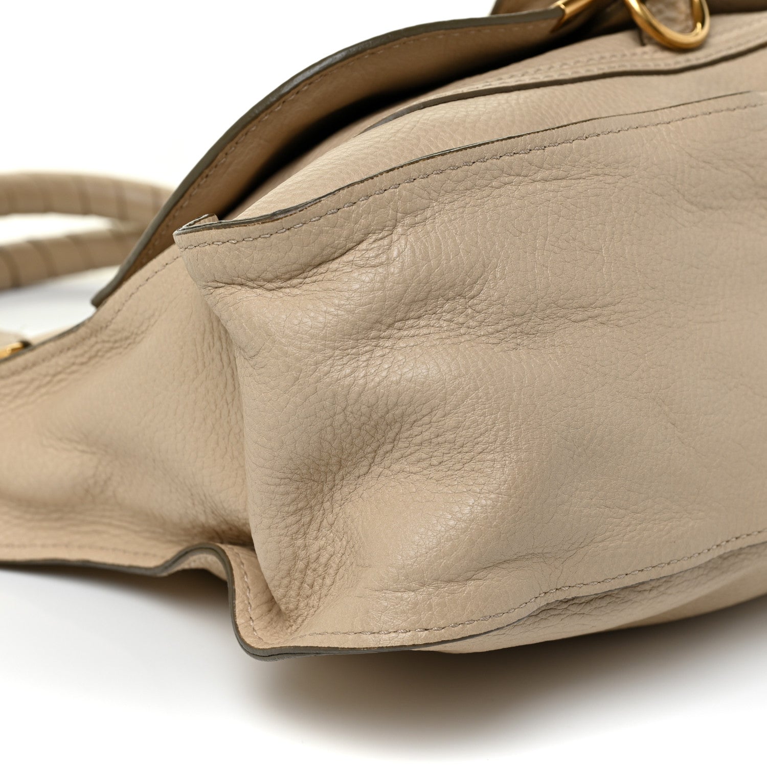 Chloe Calfskin Medium Marcie Satchel Angora Beige 7 of 8