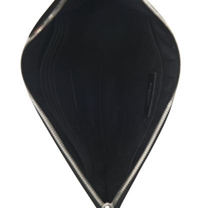 Saint Laurent Calfskin Embroidered iPad Pouch Black 5 of 7