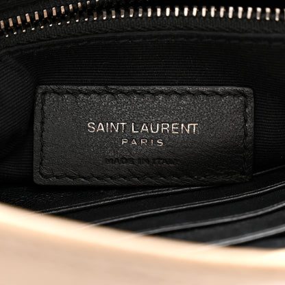 Saint Laurent Crinkled Calfskin Matelasse Monogram Niki Chain Wallet Dusty Grey 6 of 11