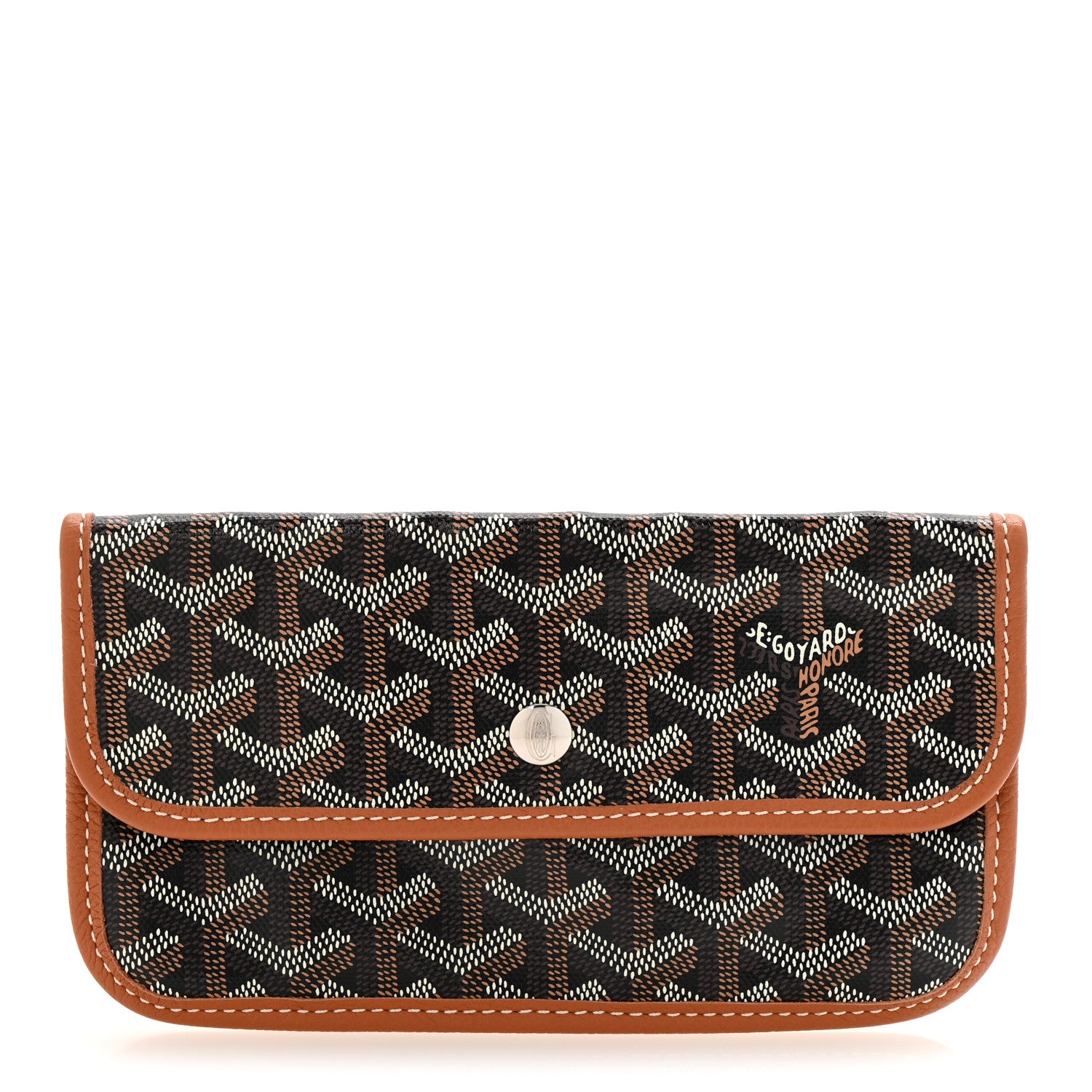 Goyard Goyardine Pouch Black Gold 1 of 7