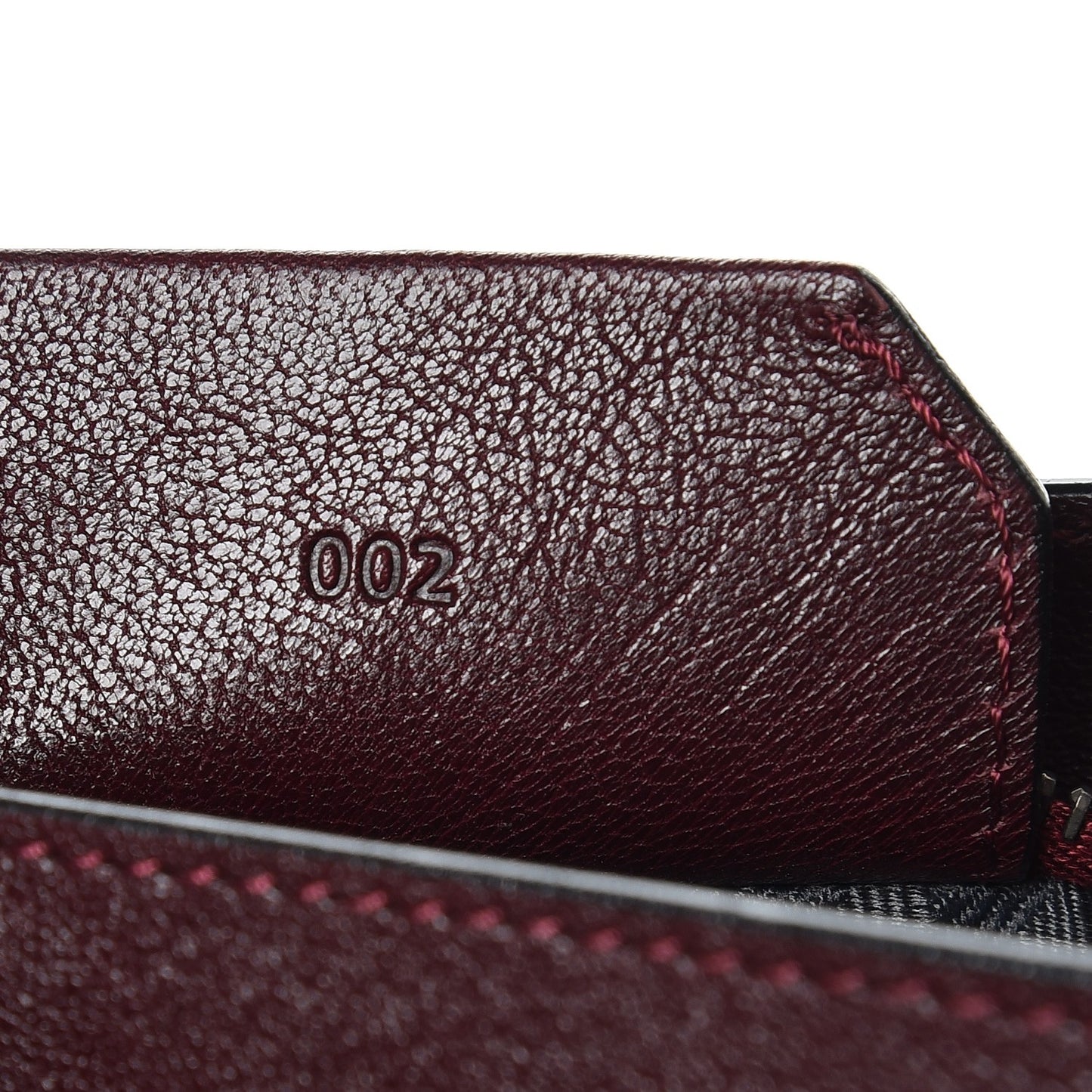 Lambskin Fringe PS1 Crossbody Pouch Oxblood