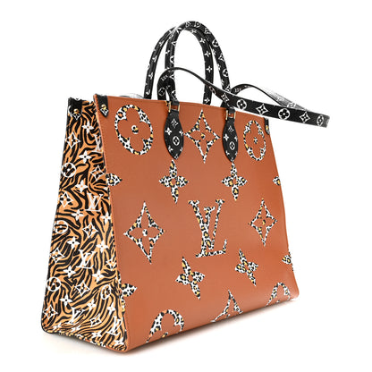 Louis Vuitton Monogram Giant Jungle Onthego GM Black 3 of 12