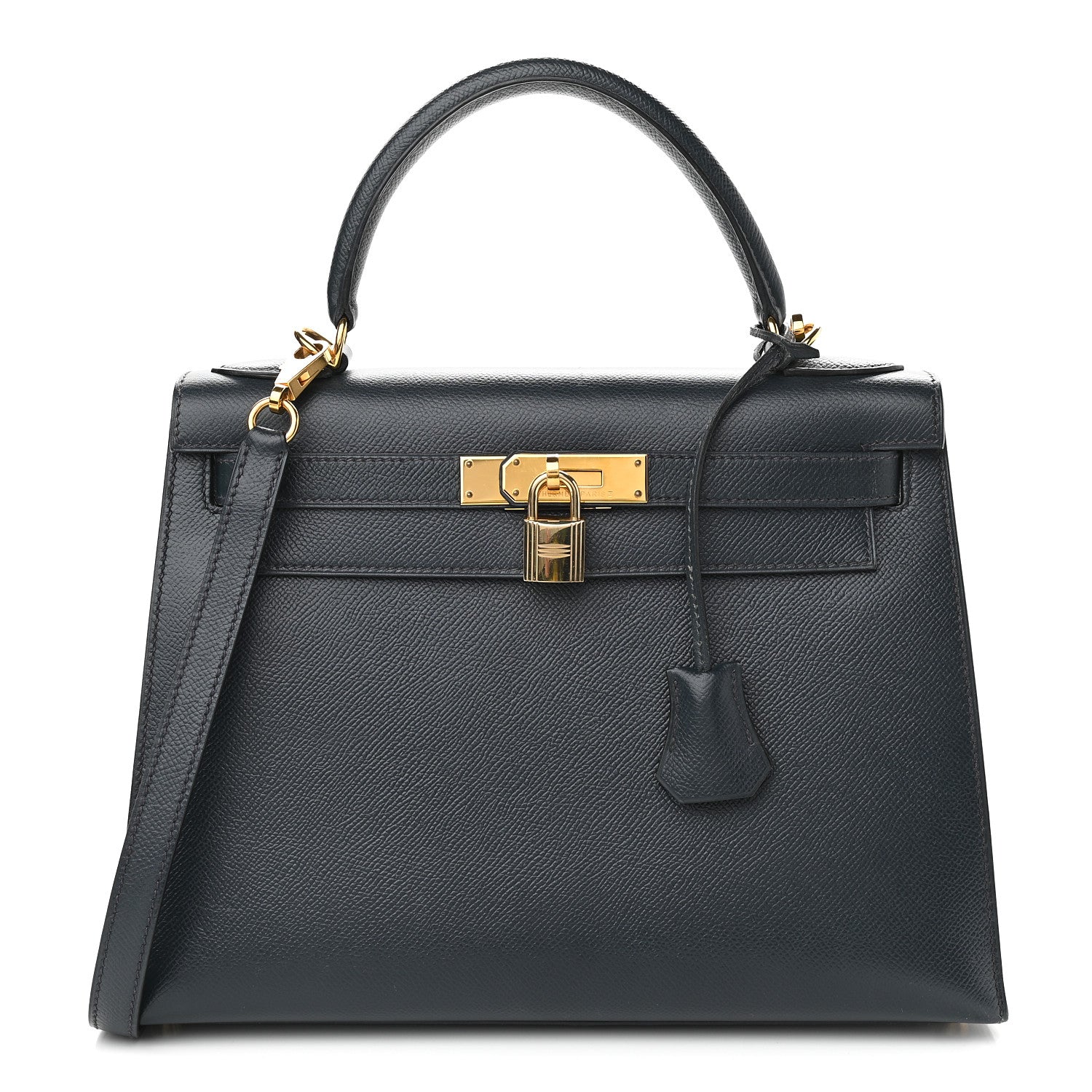 Hermes Courchevel Kelly Sellier 28 Bleu Marine 1 of 11