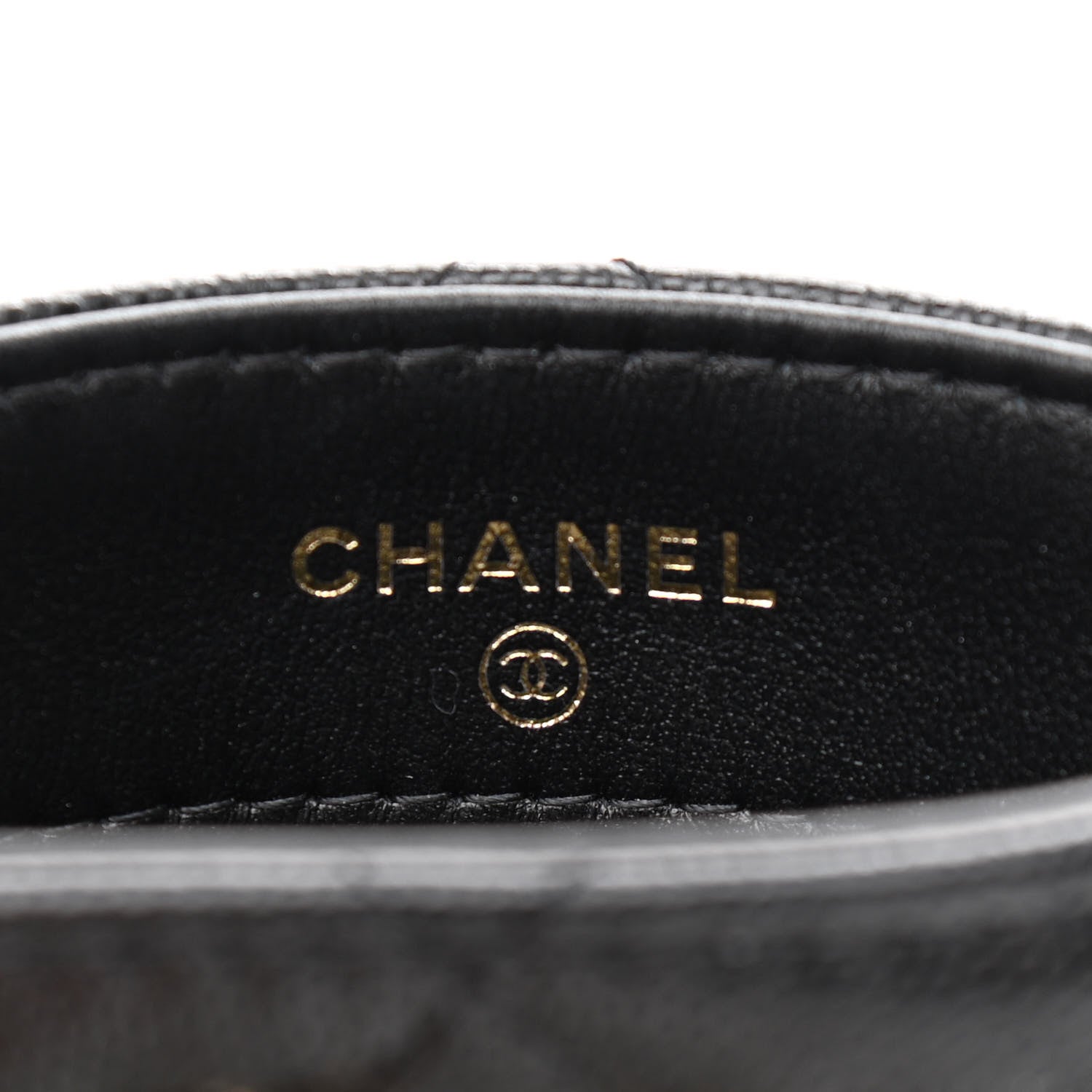 Chanel Caviar Quilted French New Wave Phone Holder With Chain Black 6 of 12